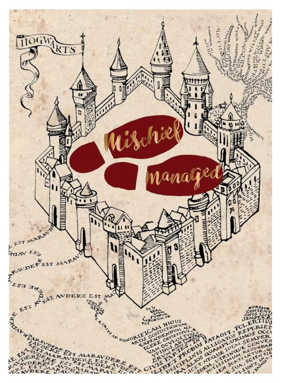 Harry Potter Welcome To Hogwarts Planner Notebook Collection with Gadget Decal